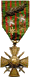Croix de guerre 14-18 avec palme 2 argent 1 bronze 1 vermeil